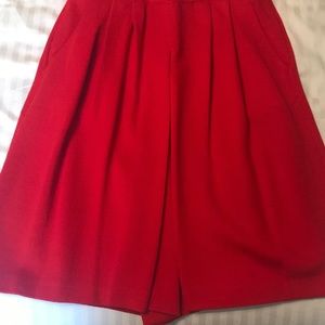 St John red skort